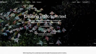 누구나 영화나 광고를 만들 수 있는 AI 시대의 시작 OpenAI Sora 공개