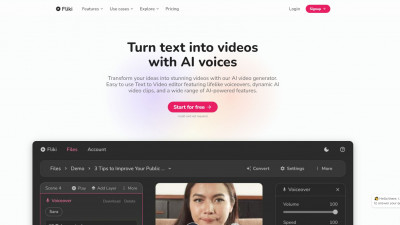 [Fliki AI] 텍스트를 비디오로 변환해주는 AI