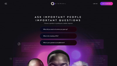 [Eternal AI] 유명 인사 챗봇에게 질문해보세요
