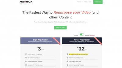 [Automata] 150개 이상의 콘텐츠 변환 옵션을 제공하는 AI 플랫폼