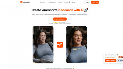 [Submagic] 바이럴 쇼츠 영상을 몇 초 만에 만들어주는 AI