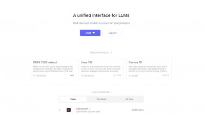 [OpenRouter.ai] 다양한 LLM을 AI 챗봇으로 만나보세요