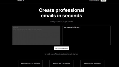[Craftmailai] AI로 전문적인 이메일 작성