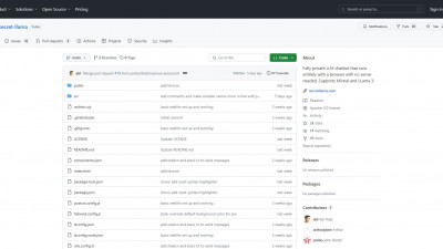 secret-llama : Browser 기반 LLM 사용해보기