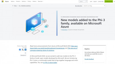 Build 2024에서 공개된 Microsoft의 Phi-3 제품군 업데이트 & Phi-3 Vision